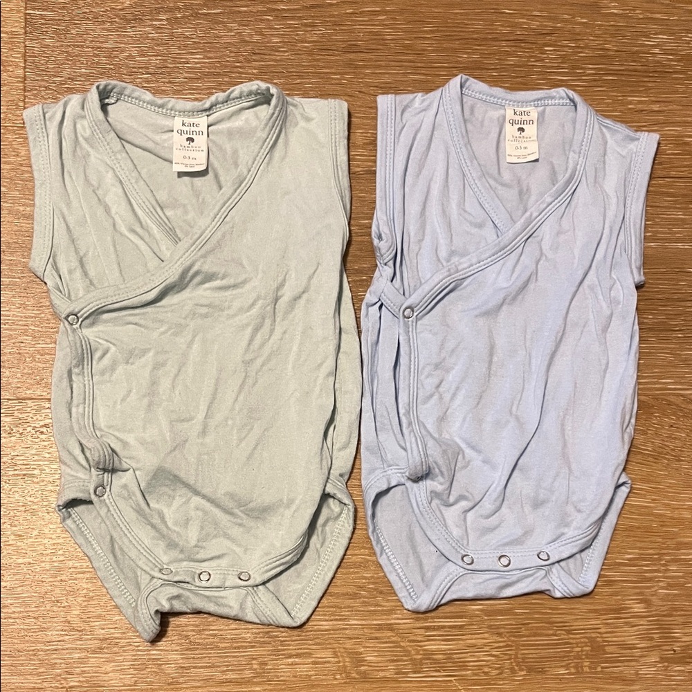 Kane and Quinn Baby Bodysuits Set